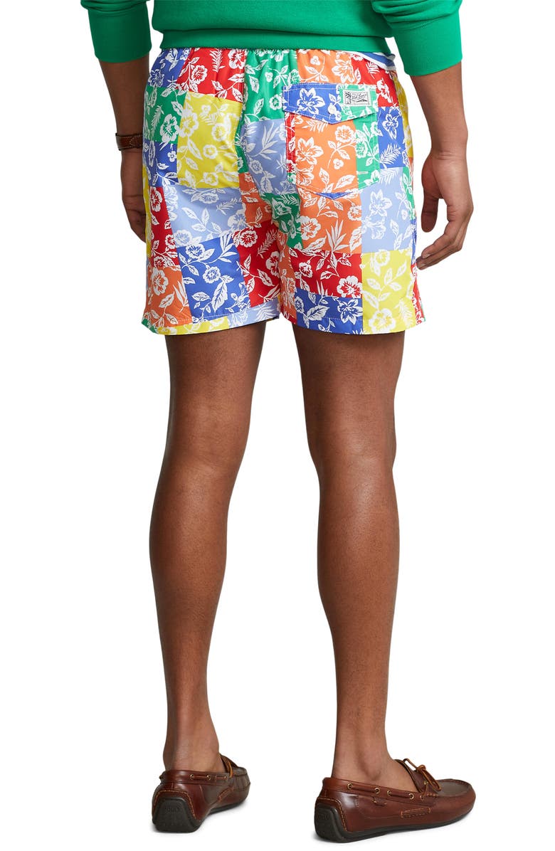 Polo Ralph Lauren Traveler Floral Swim Trunks, Alternate, color, 