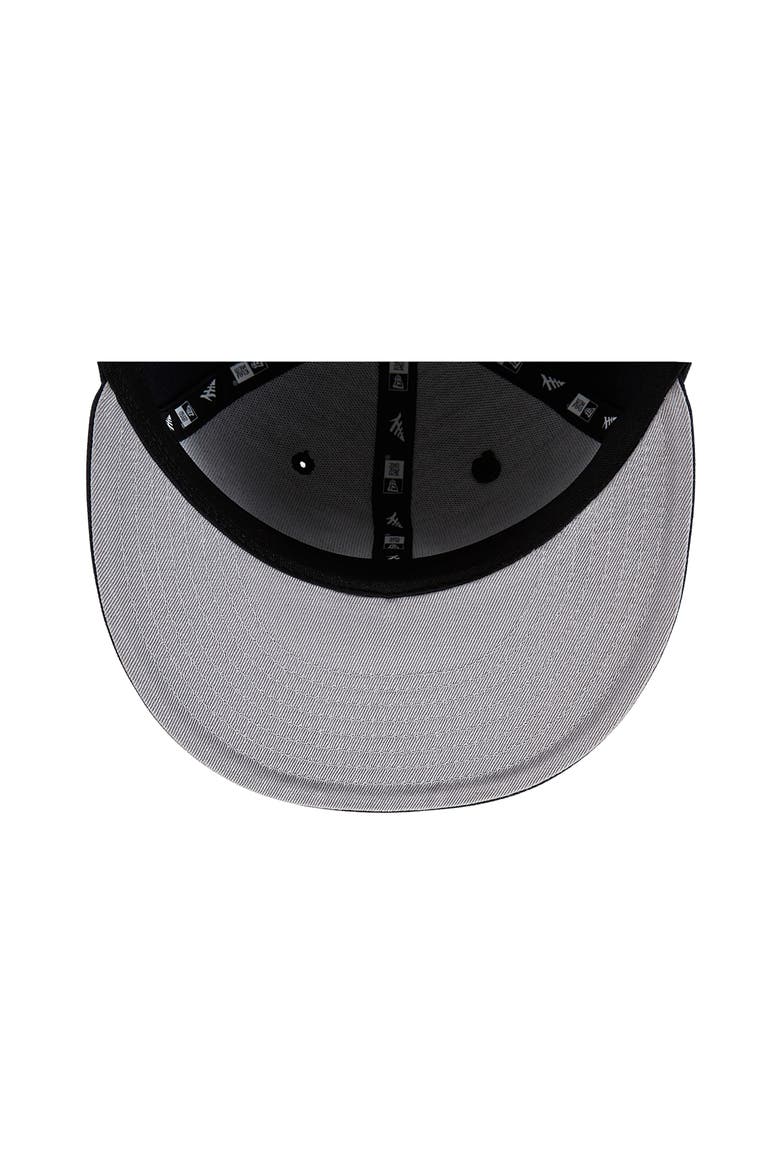 P Logo 9FIFTY Twill Snapback Cap, Alternate, color, NAVY