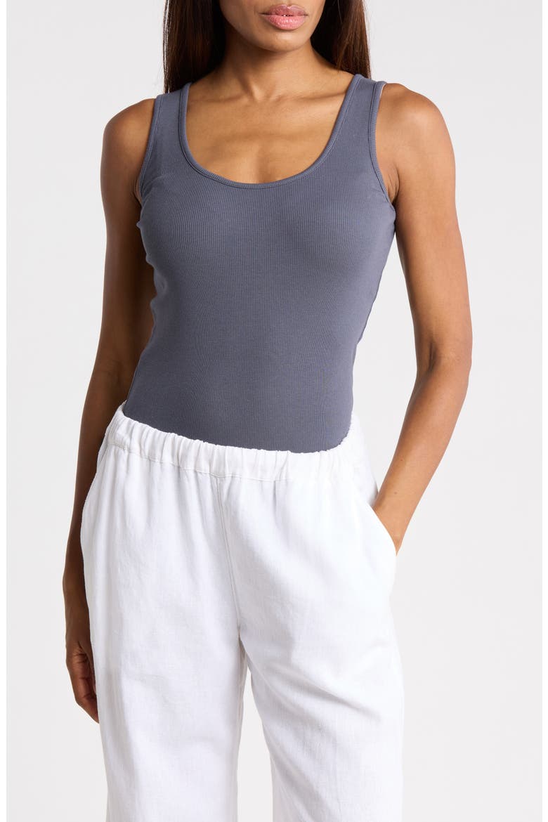 Scoop Neck Tank, Main, color, DARK WATER