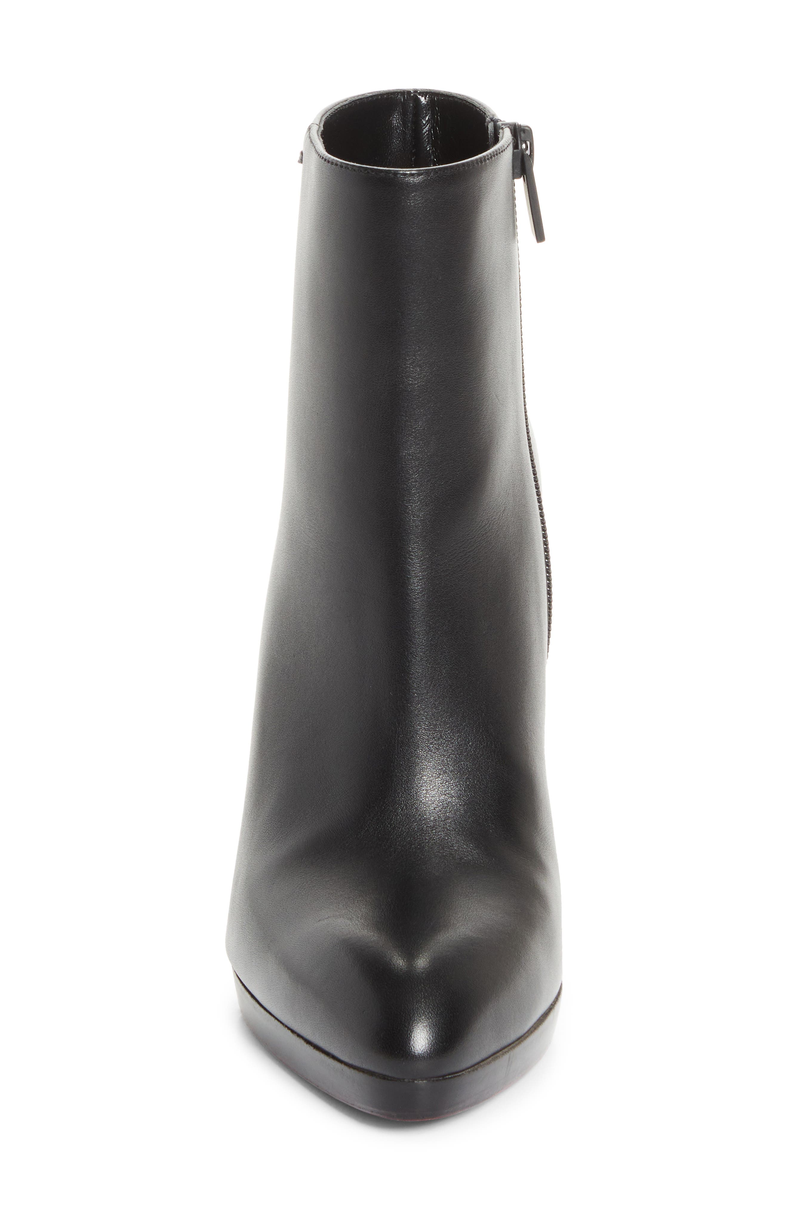 Christian Louboutin Fannylove Bootie, Alternate, color, Black/ Black