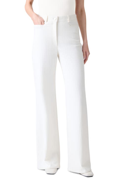 Celia High Waist Bootcut Jeans (Cream)