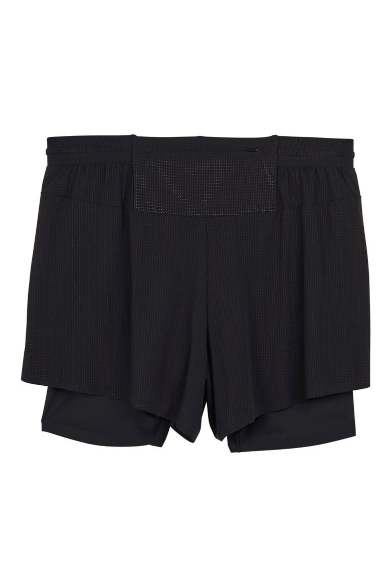 2-in-1 Running Shorts, Alternate, color, BLACK