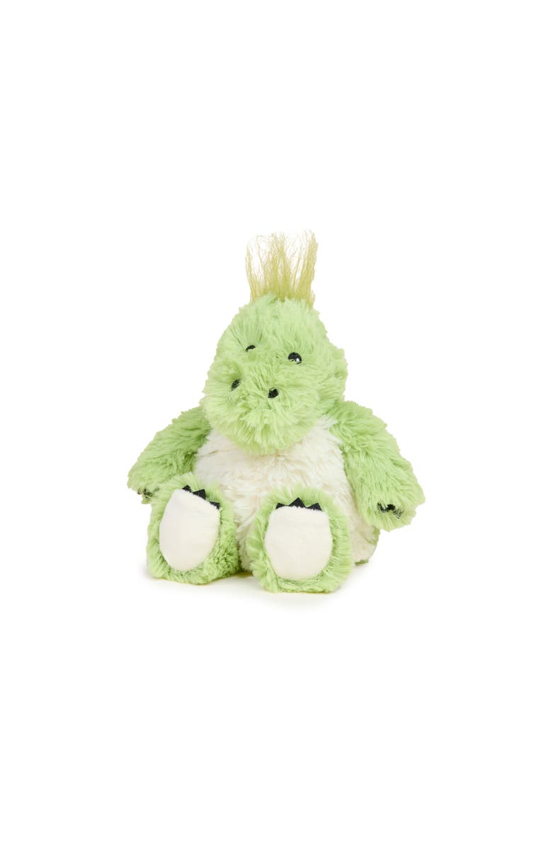 Warmies Dinosaur Junior Plush Toy, Main, color, Green