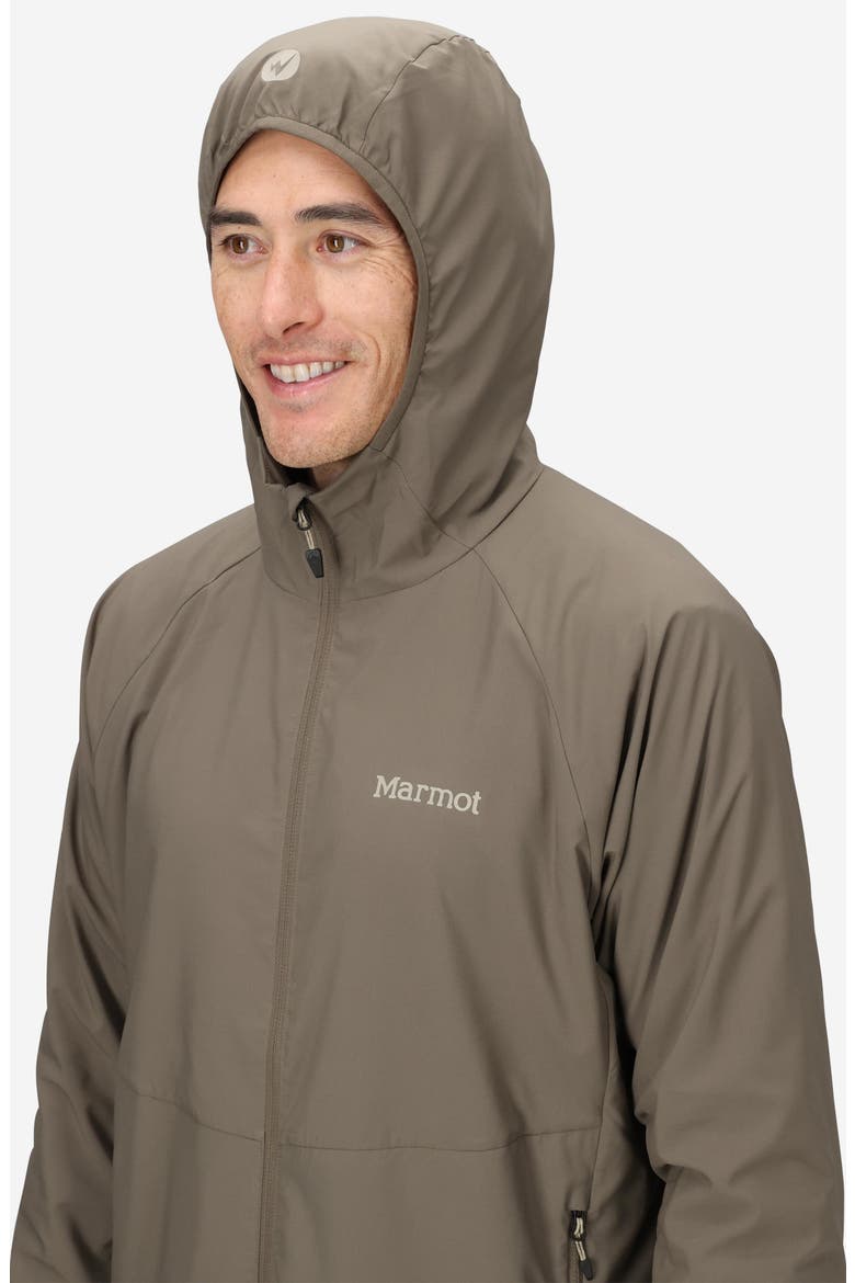 Aerothermal Hooded Jacket, Alternate, color, CLAYSTONE
