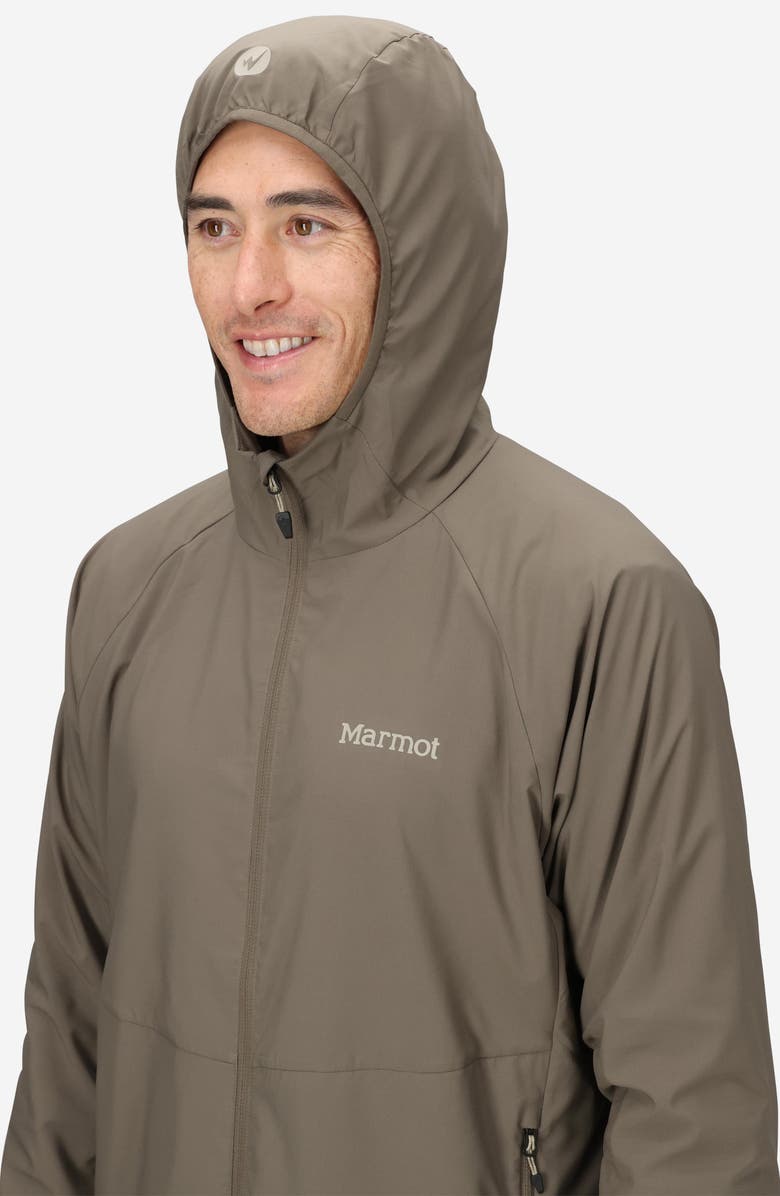 Marmot Aerothermal Hooded Jacket, Alternate, color, Claystone