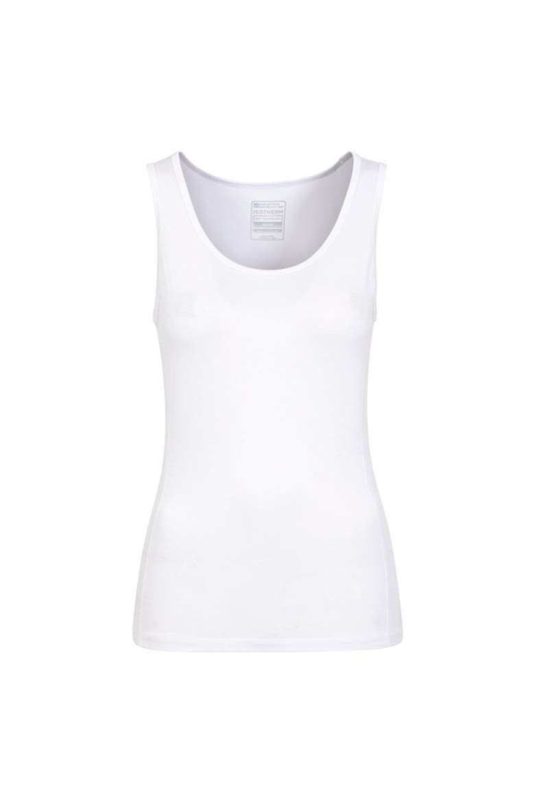 Keep The Heat Thermal Tank Top, Main, color, White