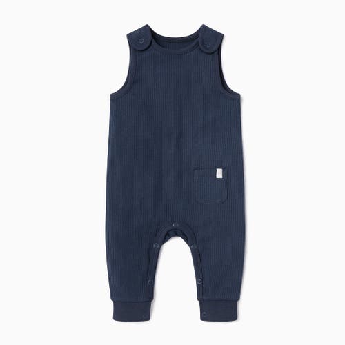 Mori Ribbed Romper In Blue