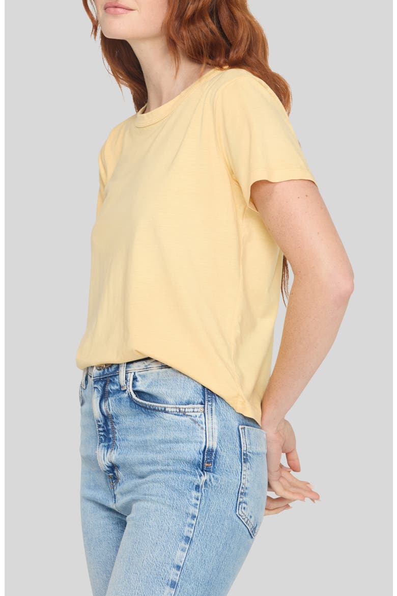 Baker Crewneck T-Shirt, Alternate, color, SAHARA SUN