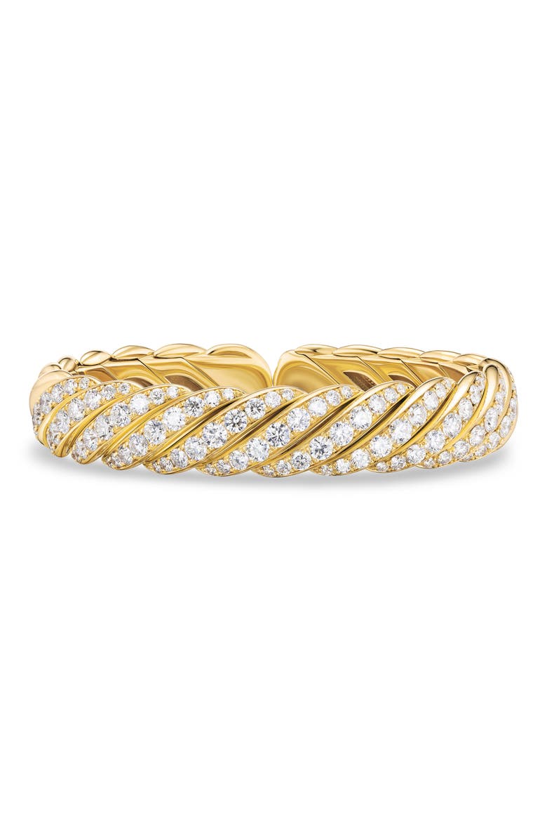Sculpted Cable Flex Bracelet, Main, color, GOLD