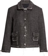R13 Virgin Wool & Linen Boxy Jacket
