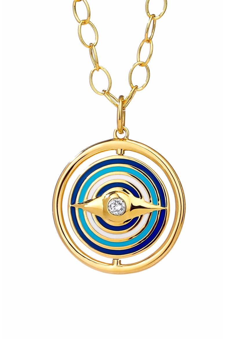 Reversible Celestial Vision Charm, Alternate, color, Yellow Gold