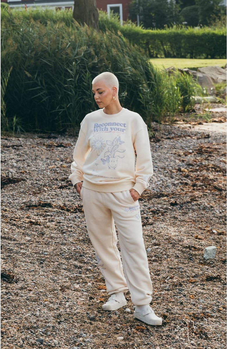 Samii Ryan | Reconnect Sweatpants , Ivory , X-Small , 1, Alternate, color, Bone