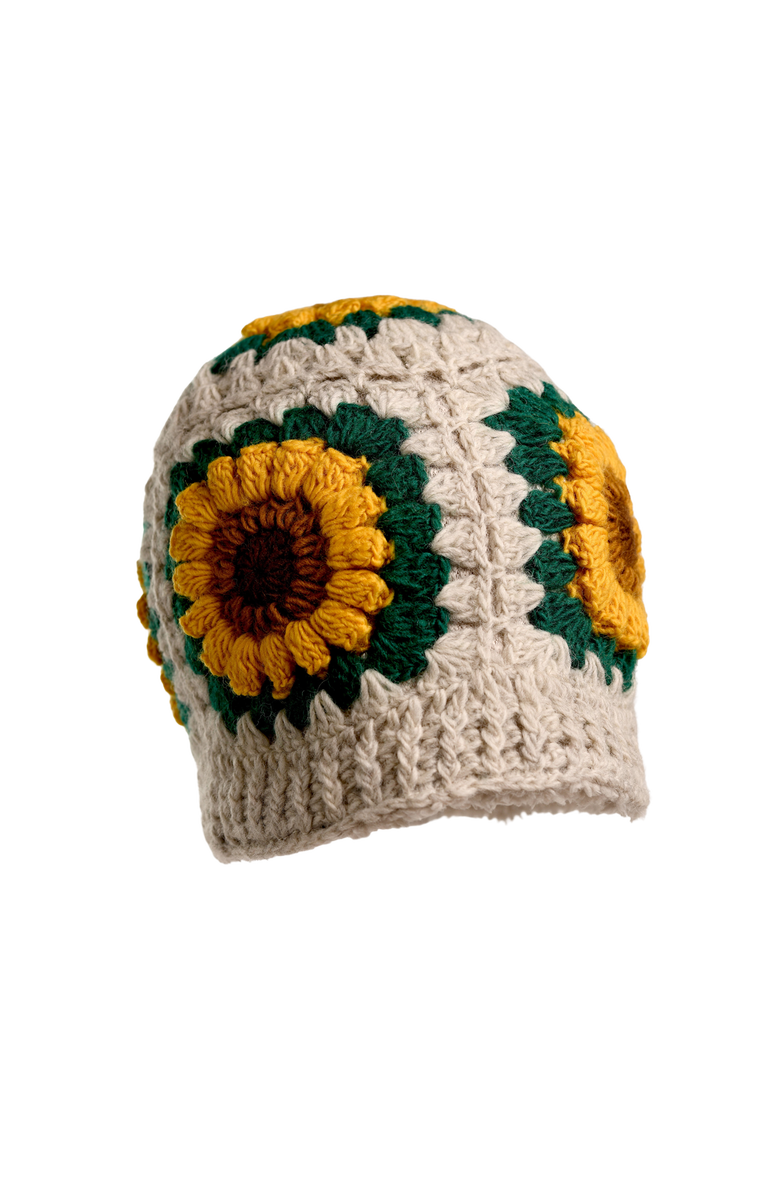 Nirvanna Designs Sunflower Sun Hat, Alternate, color, Charcoal