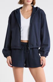 Z by Zella Feather Fleece Zip Hoodie