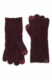 AllSaints Cable Knit Gloves