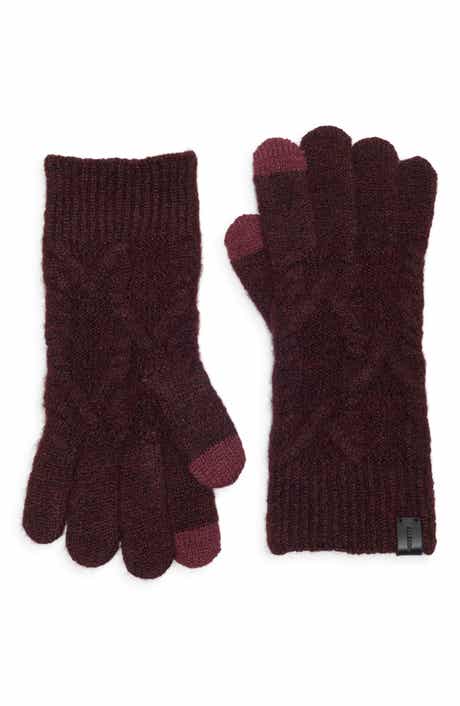 AllSaints Cable Knit Gloves