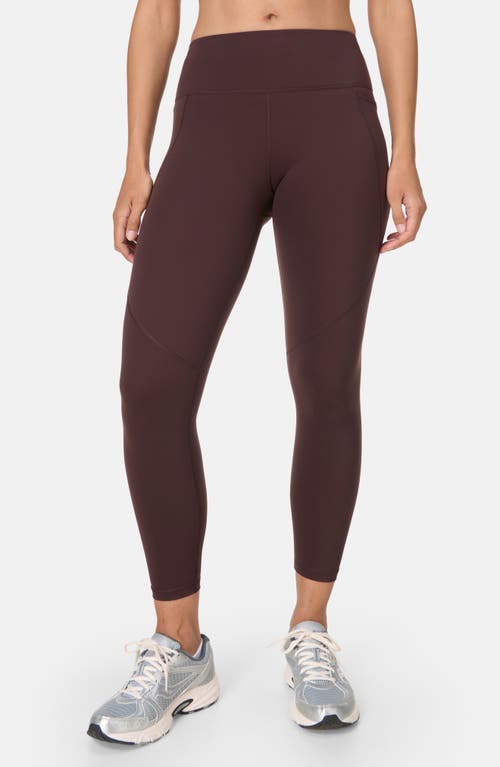 Sweaty Betty Power 7/8 Workout Pocket Leggings In Brown