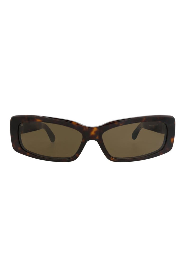 69mm Rectangular Sunglasses, Main, color, HAVANA HAVANA BROWN
