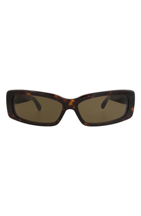 69mm Rectangular Sunglasses