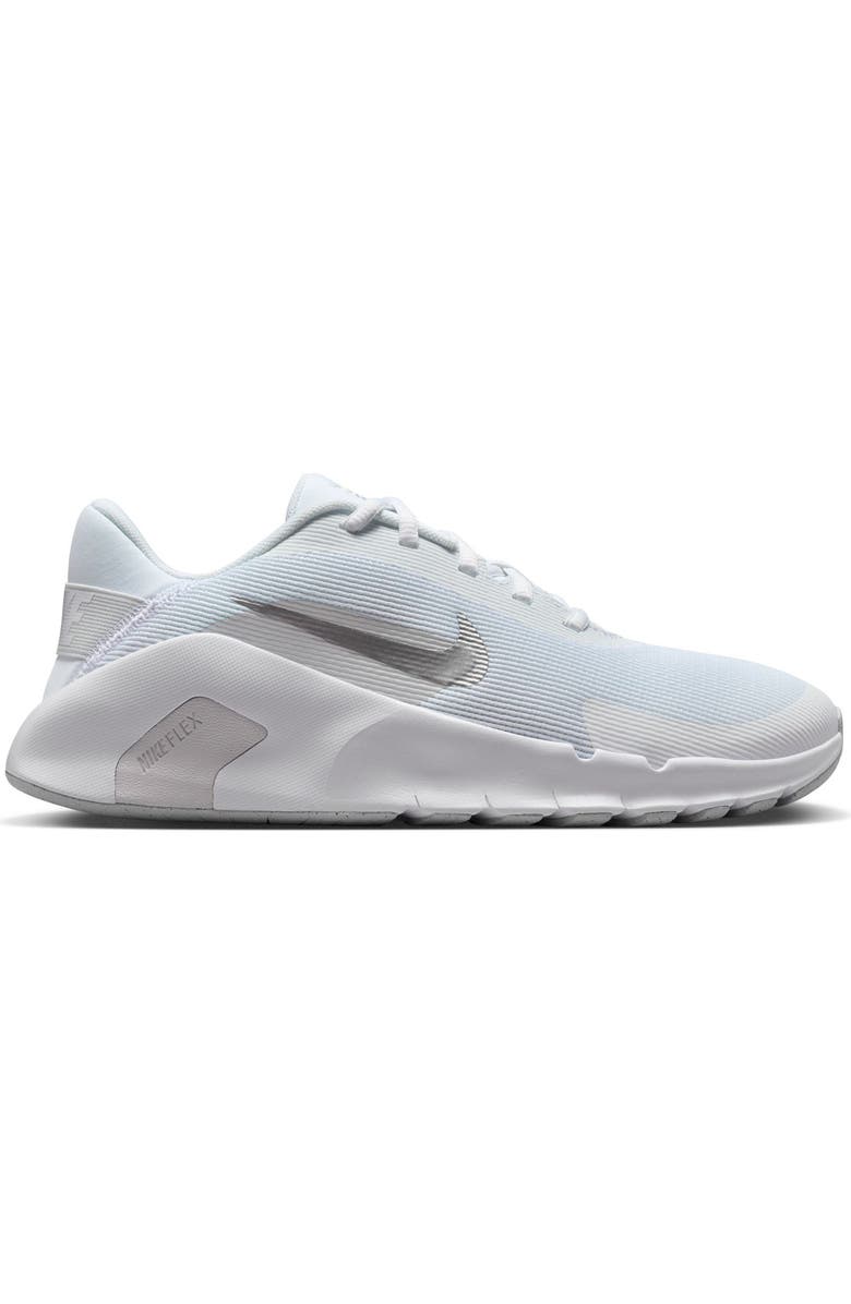 Nike Flex Train Athletic Training Shoe, Alternate, color, White/ Silver/ Photon Dust