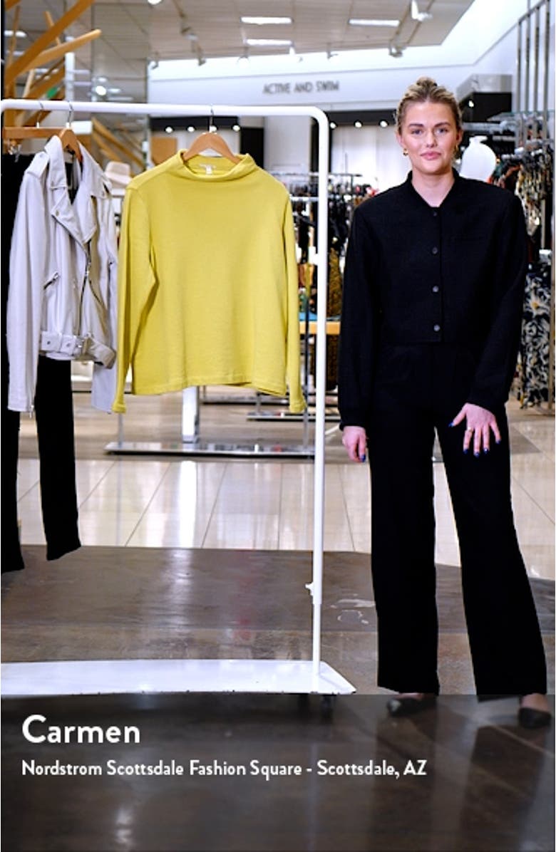 Funnel Neck Organic Cotton Top, sales video thumbnail