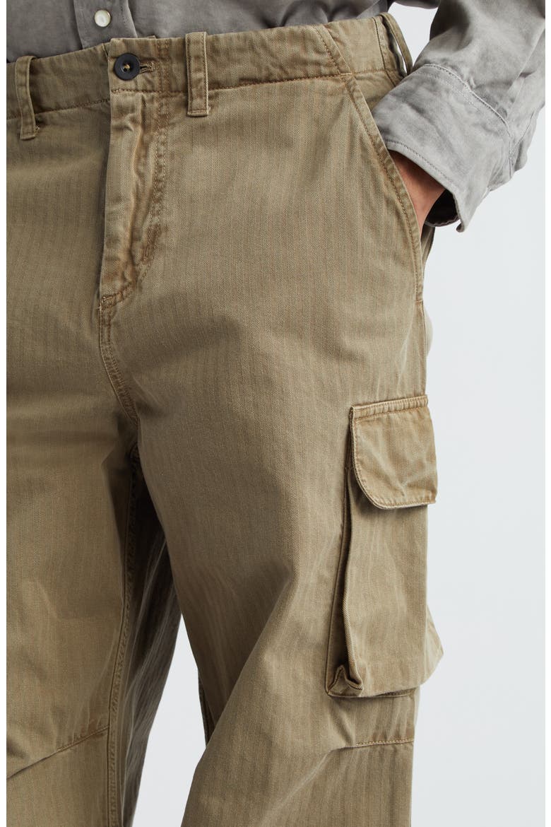 Mount Cotton Cargo Pants, Alternate, color, UNIFORM OLIVE HERRINGBONE