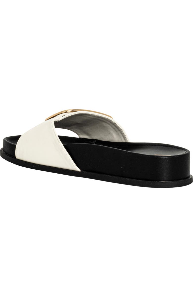 SHUSHOP Delphine Slide Sandal, Alternate, color, Black And White