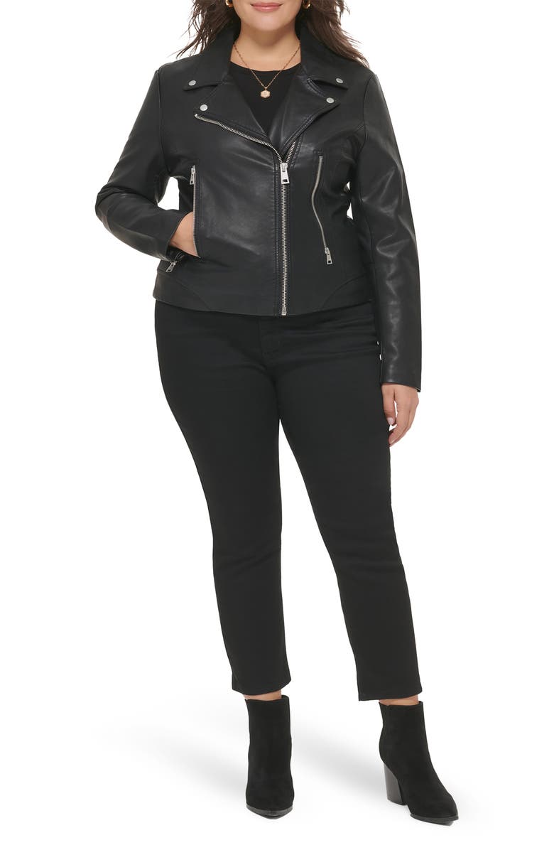 Levi's<sup>®</sup> Faux Leather Moto Jacket, Alternate, color,