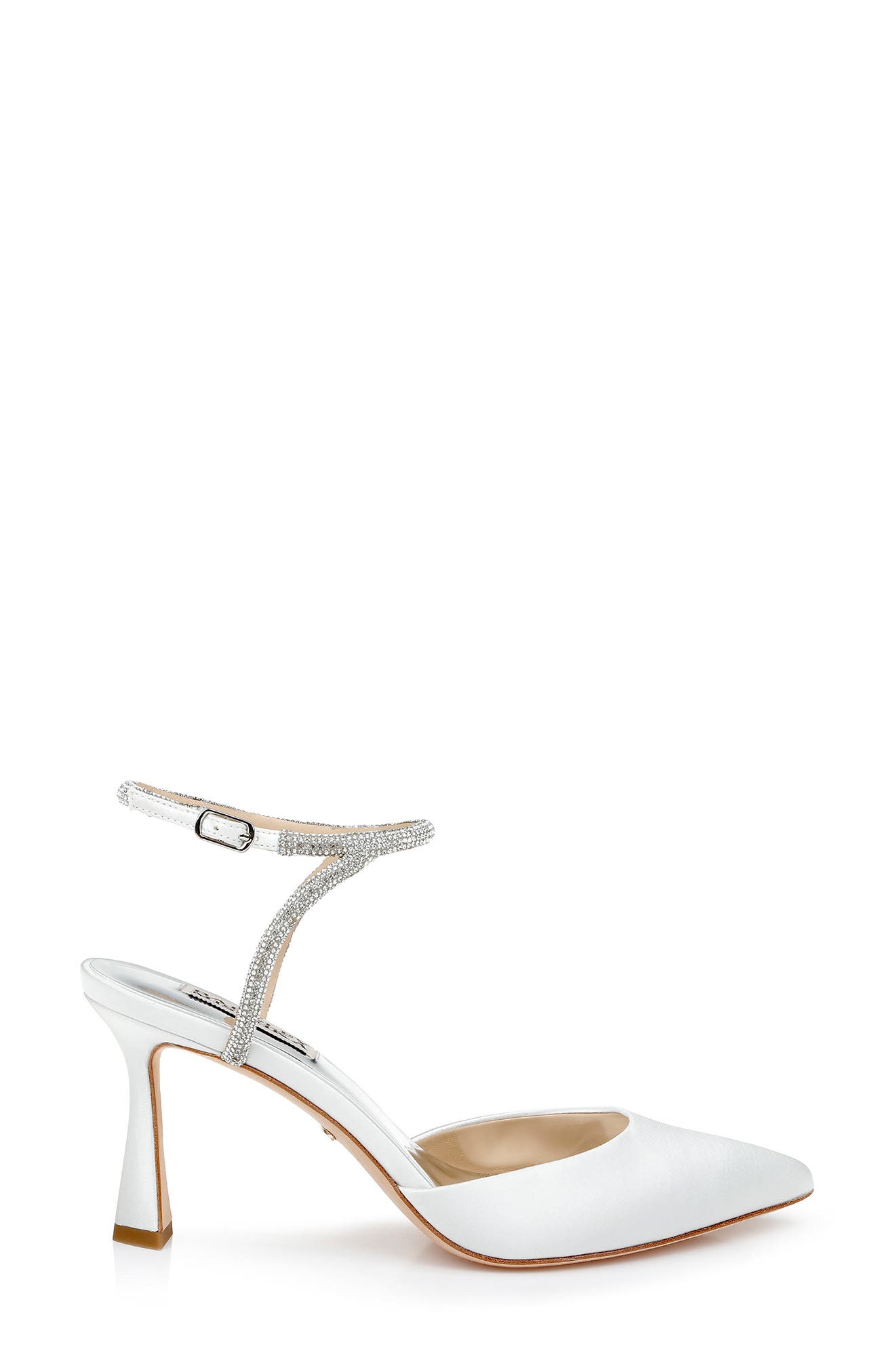 Kamilah Ankle Strap Pump, Alternate, color, SOFT WHITE