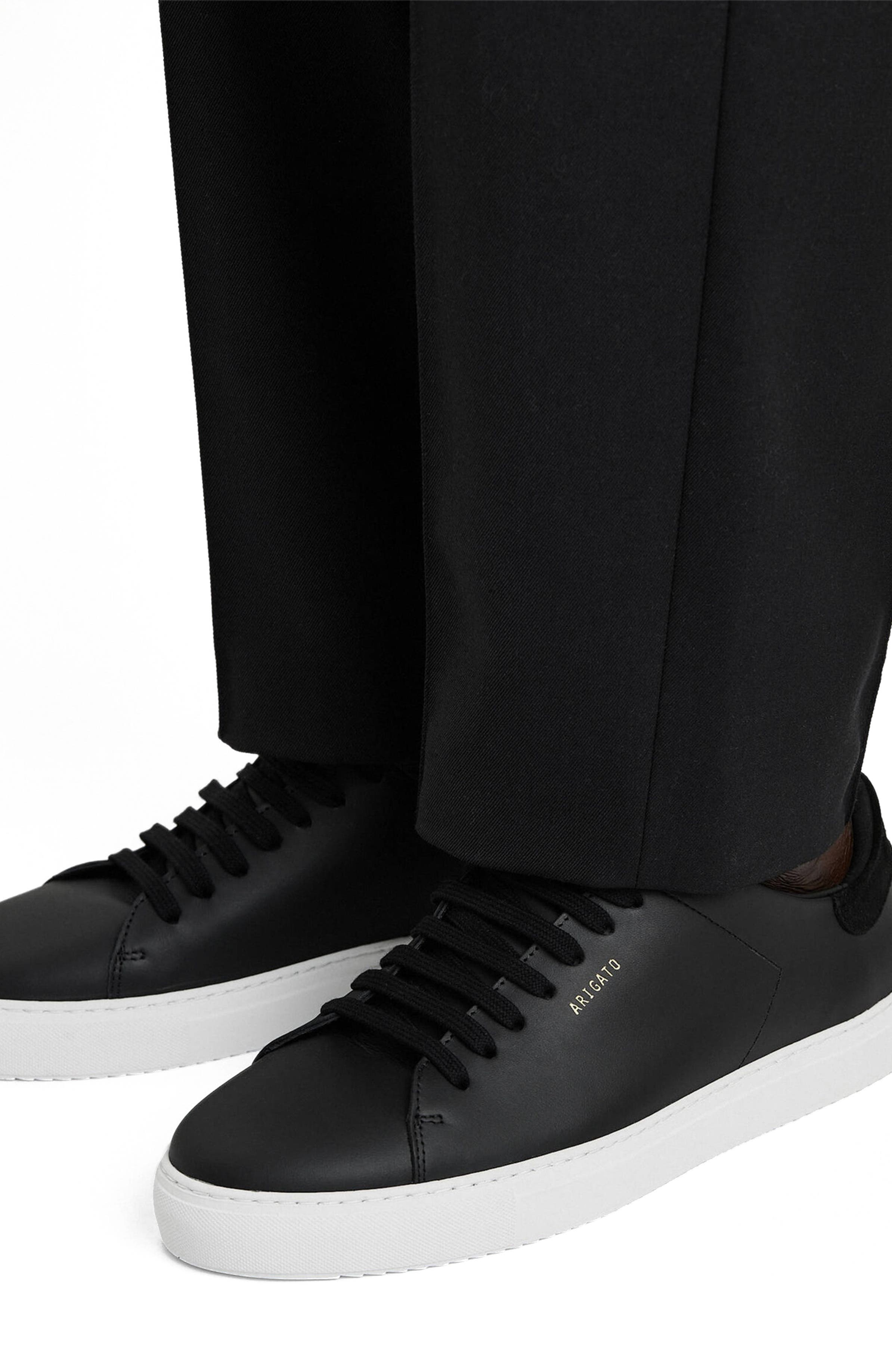 Axel Arigato Clean 90 Leather Sneaker - Men's, Alternate, color, Black