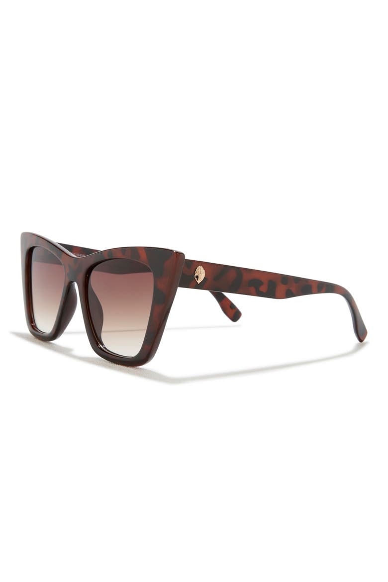 52mm Cat Eye Sunglasses, Alternate, color, CLASSIC HAVANA