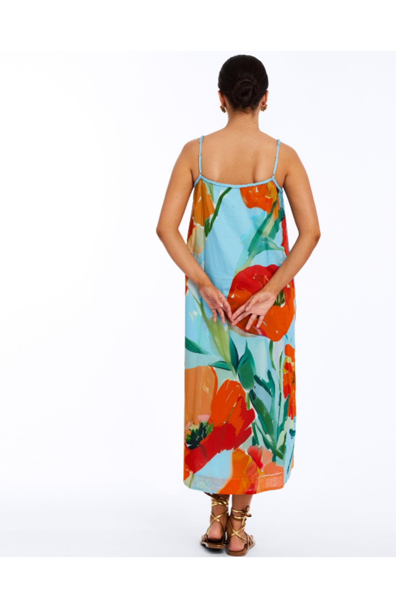 Mestiza New York Solenn Midi Dress, Alternate, color, Orange