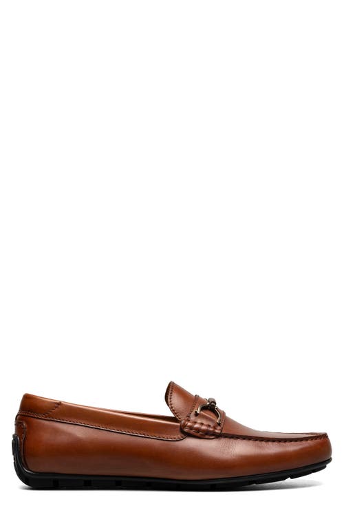 Florsheim Motor Moc Toe Bit Driving Loafer In Cognac