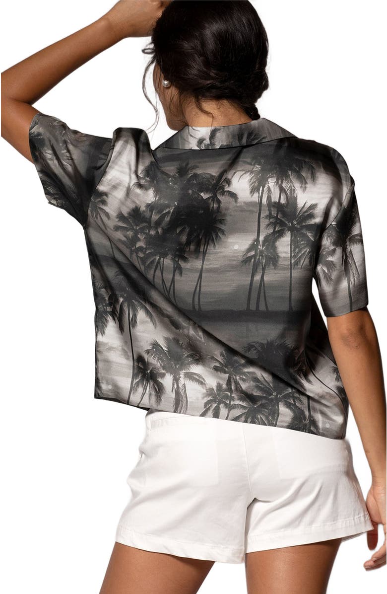 Tori Richard In the Mood Cabana Top, Alternate, color, Black