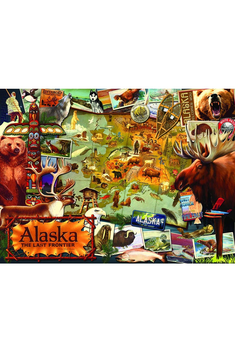 Alaska, the Final Frontier 1000 piece Jigsaw Puzzle for Adults, Alternate, color, Multicolor