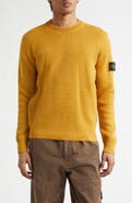 Stone Island Compass Logo Wool Blend Sweater