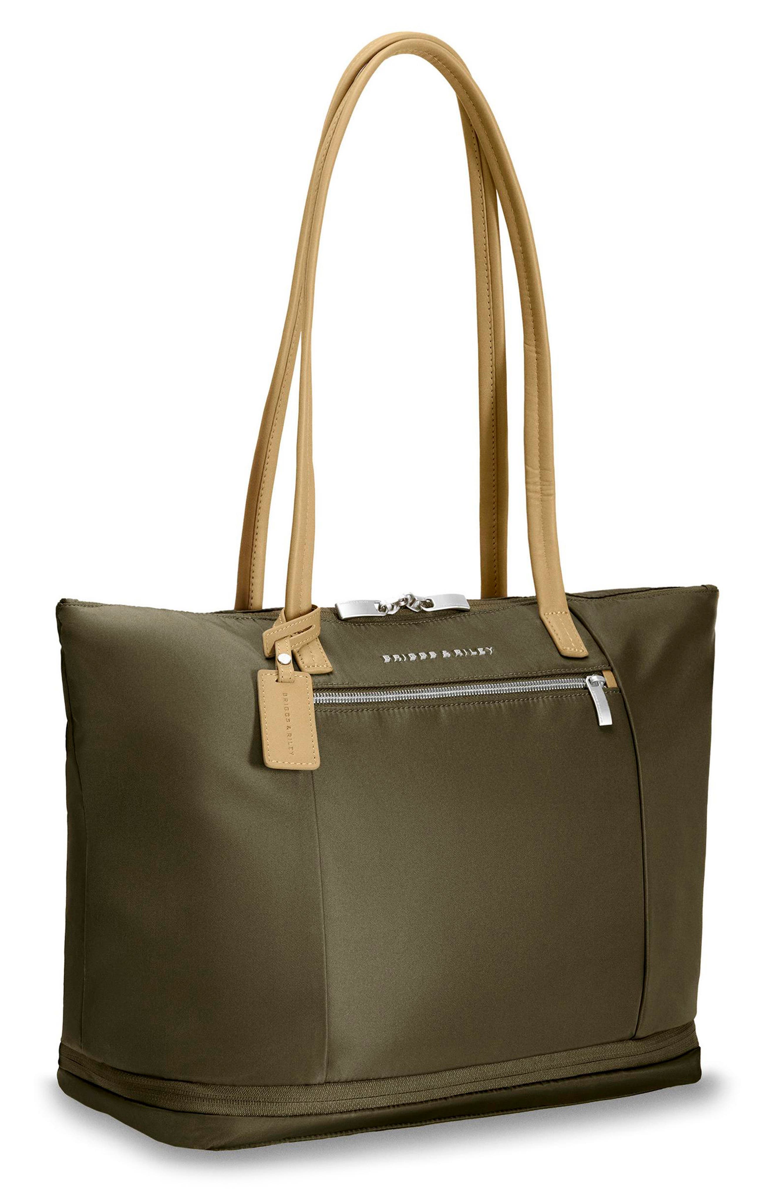 Briggs & Riley Rhapsody Expandable Tote, Alternate, color, Olive
