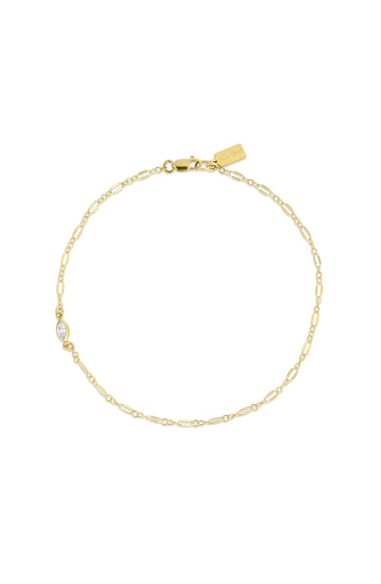 Set & Stones Ezra Anklet, Main, color, Gold
