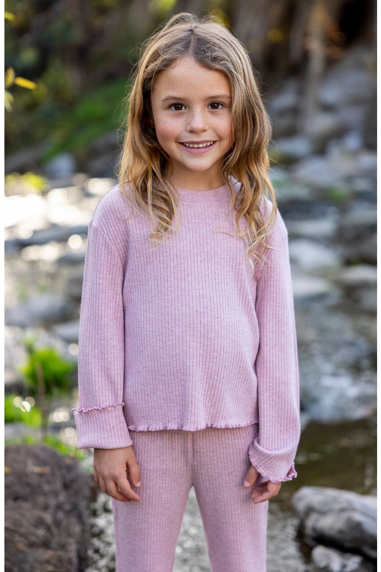 Ruby Long Sleeve T-Shirt, Alternate, color, ROSE QUARTZ