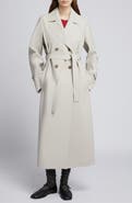 MM by Max Mara Cedro Faux Leather Trench Coat