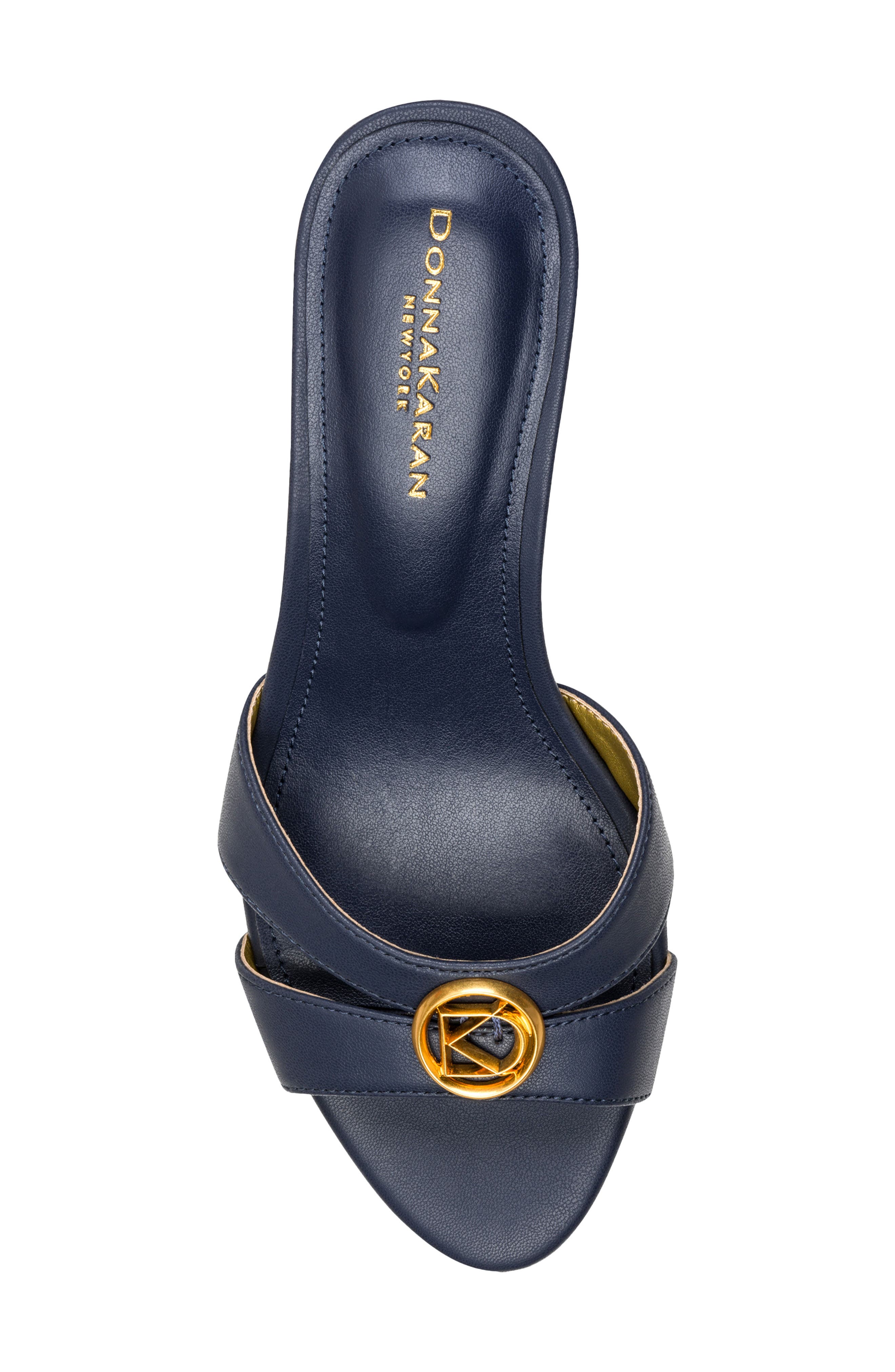 Donna Karan New York Samson Slide Sandal, Alternate, color, Navy