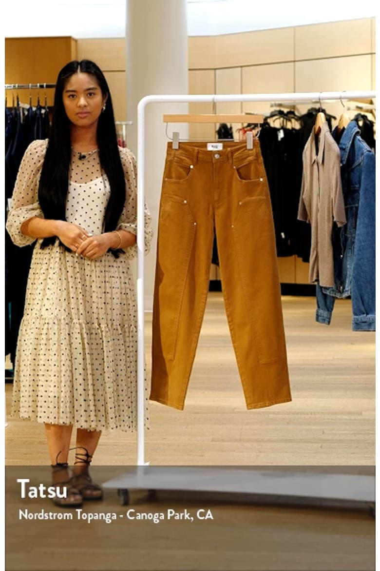 Alexis Workwear High Waist Barrel Pants video