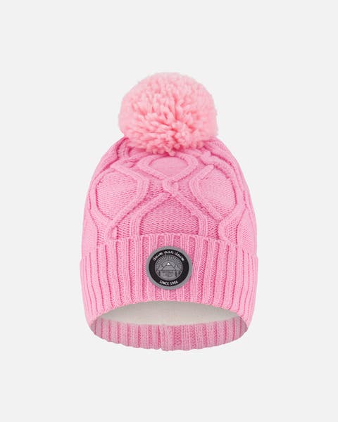 Lined Knit Pompom Hat (Baby)