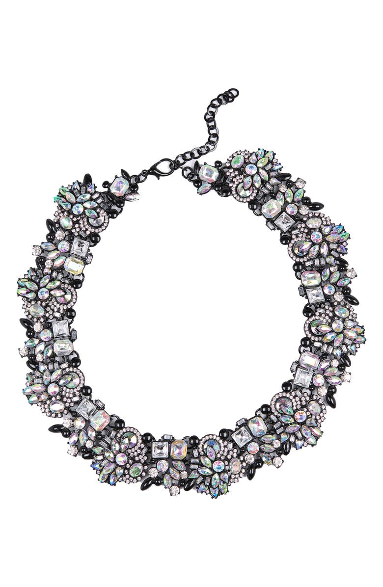 EYE CANDY LOS ANGELES Ivy Wreath Statement Necklace, Main, color, 