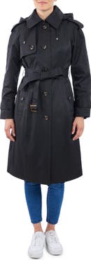 London Fog Cotton Blend Trench