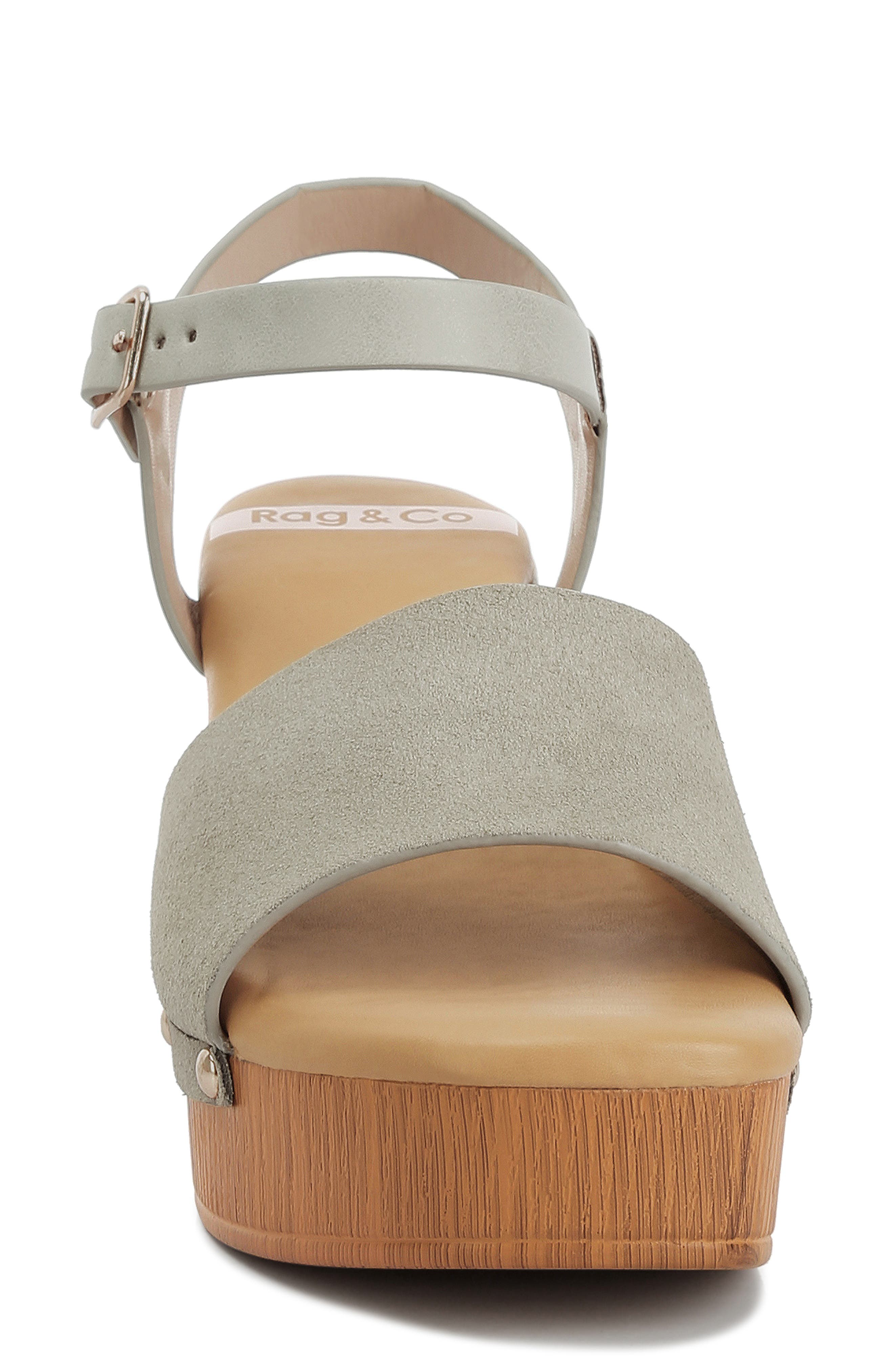 Daniela Platform Sandal, Alternate, color, BEIGE