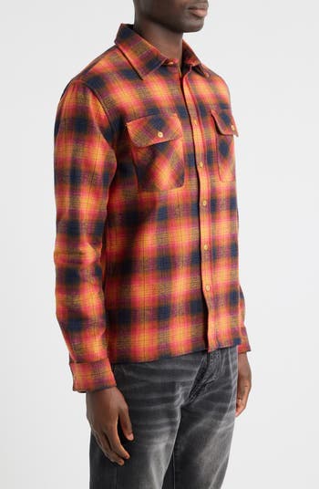 BB Curve Plaid Button-Up Shirt