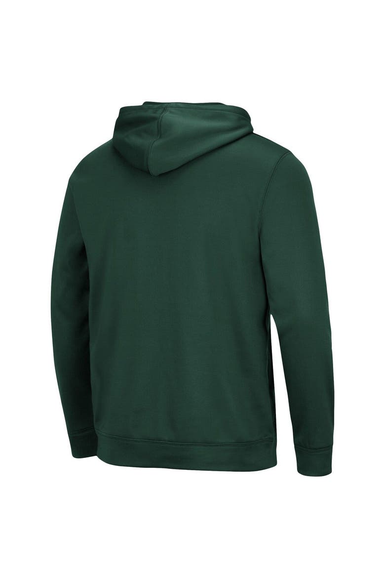 Men's Colosseum Green Colorado State Rams Lantern Pullover Hoodie, Alternate, color, Green