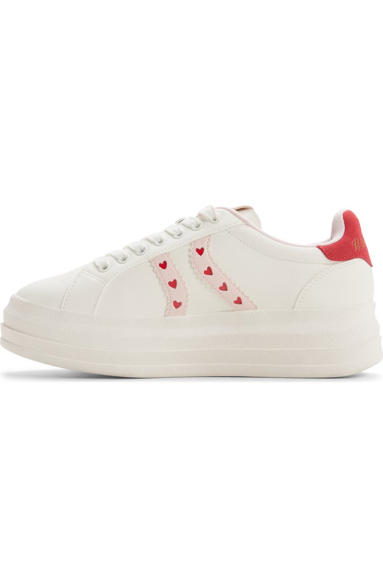 ALDO Adores Platform Sneaker, Alternate, color, White