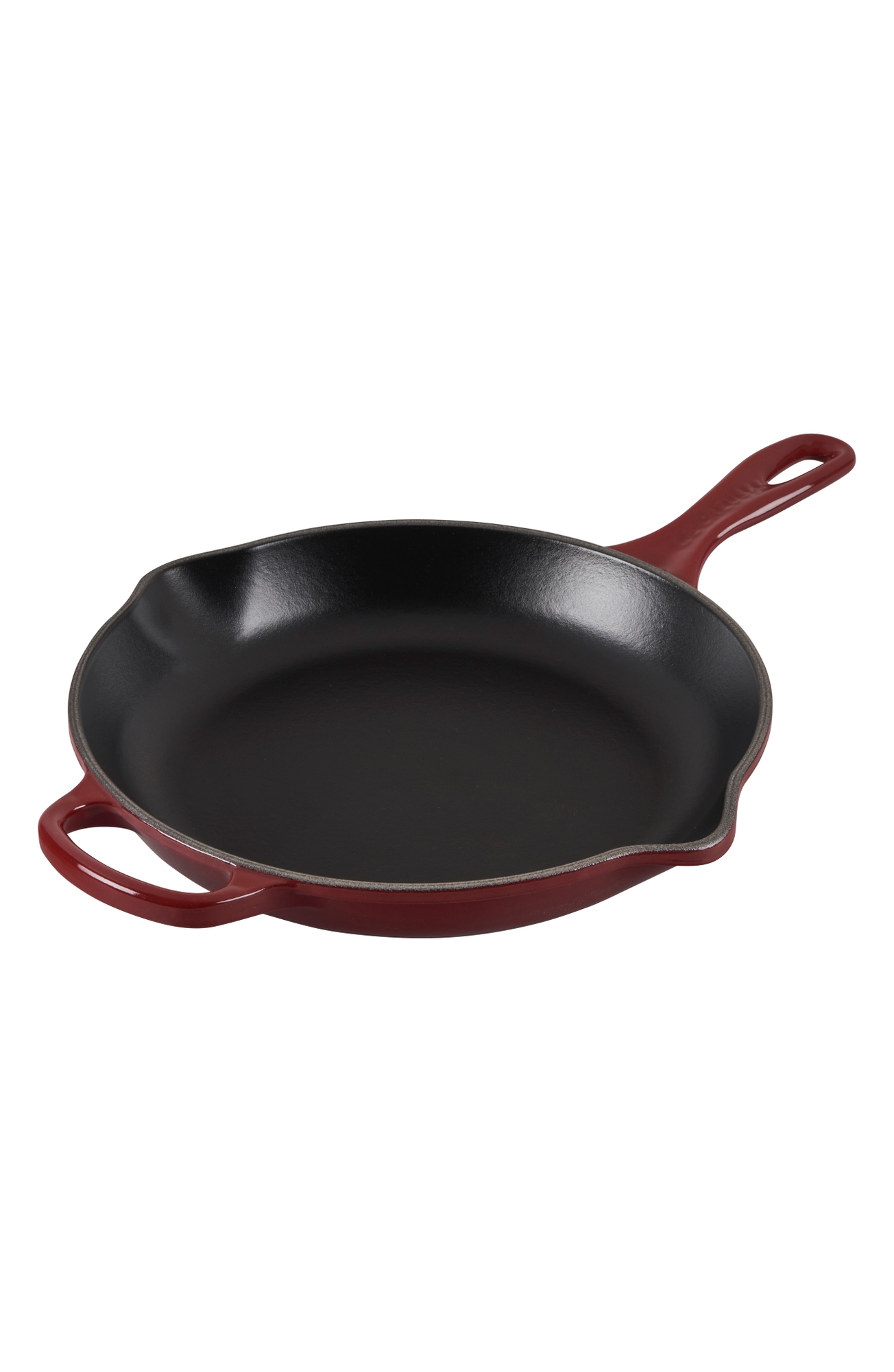 Le Creuset Signature Handle 10 1/4 Inch Enamel Cast Iron Skillet - Rhone